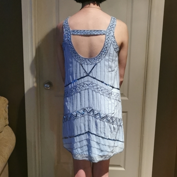 MOLLY Bracken Retro Flapper 1920s Sequin Dress New Small - Picture 4 of 9